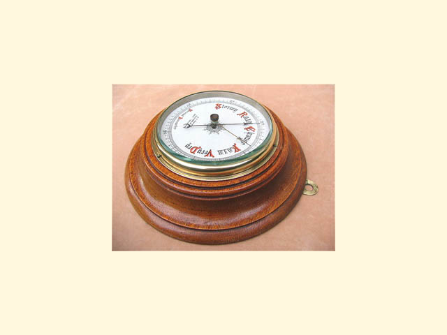 Late 19th century wall barometer by A W Boatman Southend on Sea 